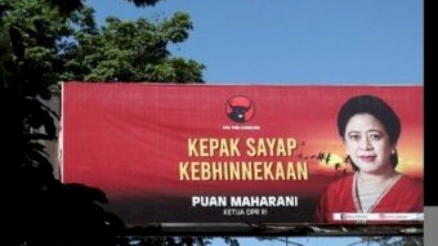 Baliho Puan Maharani.