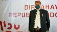 Begini Penampilan Airlangga Hartarto saat Menghadiri Peringatan HUT RI ke-76