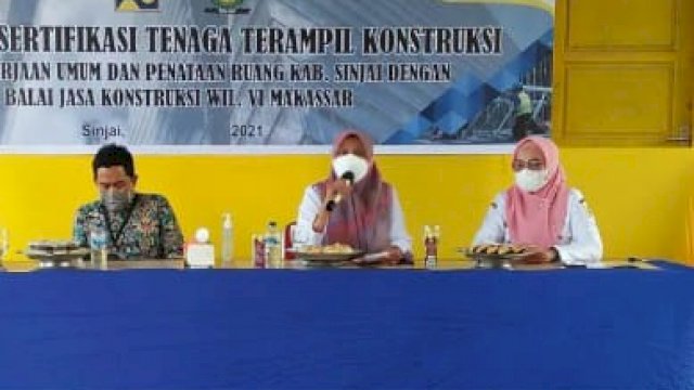 Satgas Covid Sinjai Bekali Penanganan Virus untuk Tenaga Konstruksi