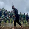 Ini Aksi Brimob Bone Saat Praktek Latihan Peningkatan Kapasitas SDM Penerapan P2L
