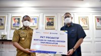 PT Pupuk Kaltim Berikan 50 Tabung Oksigen ke Sulsel