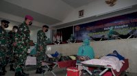 Sambut Hari Jadi Ke-76 TNI AL 2021, Lantamal VI Makassar Gelar Bakti Kesehatan Donor Darah