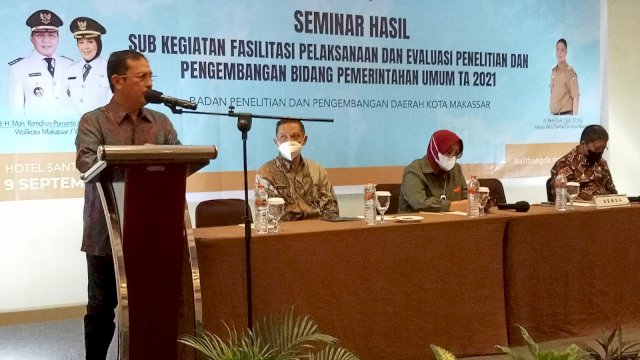 Dalam sambutan Sekda Kota Makassar.