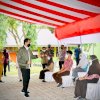 Presiden Joko Widodo Tinjau Vaksinasi Covid-19 di Kabupaten Wajo