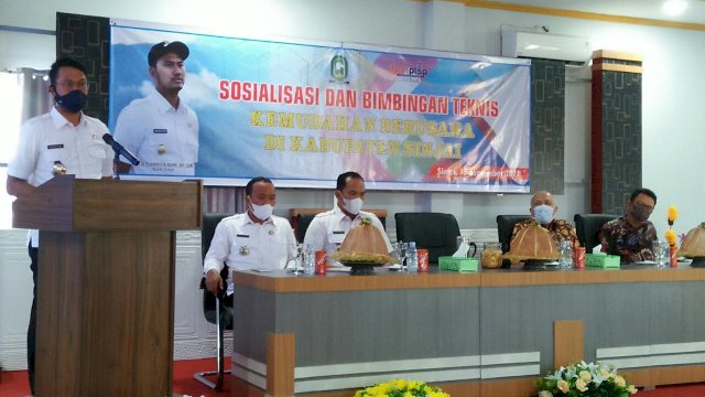 DPMPTSP Sinjai Sosialisasi dan Bimtek Kemudahan Berusaha