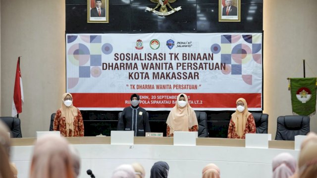 Sosialisasi TK Binaan DWP Kota Makassar, Ini Pesan Indira Yusuf Ismail