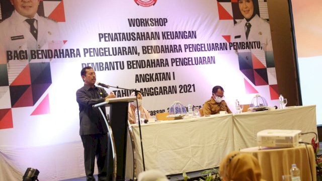 Workshop Penataan Keuangan Bagi Pengelola Keuangan Daerah Lingkup Kota Makassar.