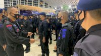 Danyon C Brimob Bone Dampingi Dansat Lepas Bersama Ratusan Personel Satbrimob Sulsel Ke Jayapura