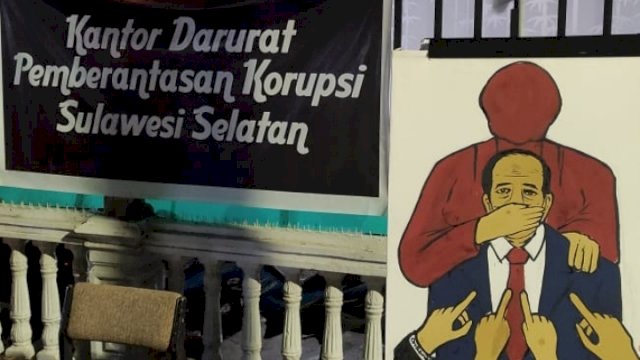 Posko tersebut didirikan di Jalan Nikel I, Kota Makasaar, Sulsel, Kamis (30/9) malam || Dok: Alam. 