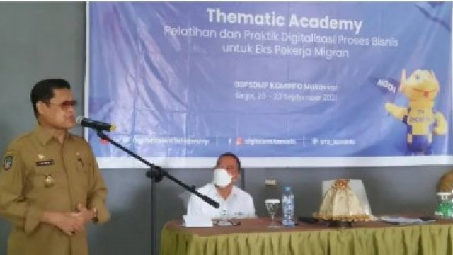 Kementerian Kominfo Bekali Eks Pekerja Migran di Sinjai Pelatihan Thematic Academy