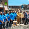 Aksi Sosial, Dispora dan KNPI Makassar Sambangi Korban Kebakaran di Rappocini