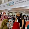 Yayasan Kalla-UIM Kembali Laksanakan Vaksin di Auditorium KH Muhyiddin Zain