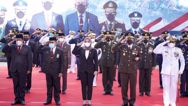 Di HUT TNI ke 76, Plt Gubernur Sulsel Apresiasi Perjuangan TNI