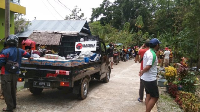 Gerak Cepat, Baguna Luwu Bawa Bantuan untuk Korban Banjir Bandang