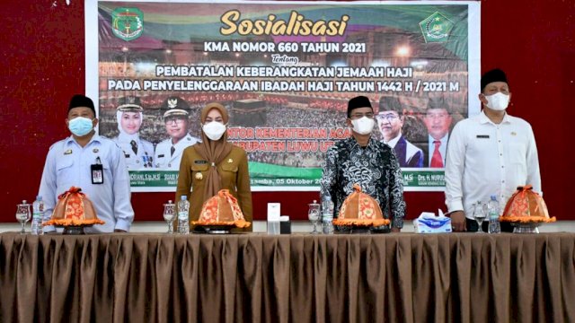 Kemenag Sulsel Sosialisasi KMA Nomor 660 tentang Pembatalan Pemberangkatan Jemaah Haji