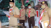 Bupati ASA Kukuhkan Saka Pramuka Bina Sosial dan Adhyaksa Pemilu
