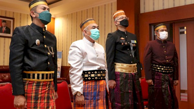 Wabup Bantaeng Bersama Forkopimda Ikuti Peringatan HUT 352 Sulsel Secara Virtual