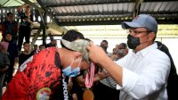 Wali kota Danny Tutup Turnamen Airsoftgun Yonif Raider 700 Meriahkan HUT TNI ke 76