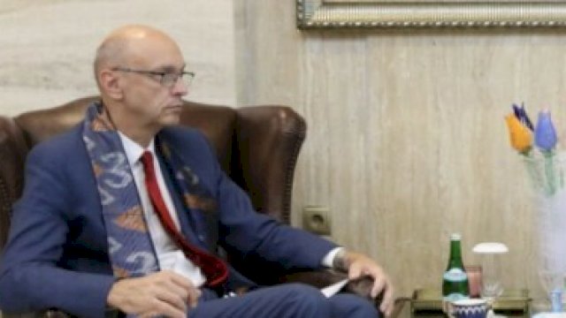 Dubes Republik Ceko saat berada di Kediaman Wali Kota Makassar, Senin (24/10)./ Ist