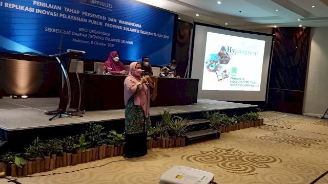 Kompetisi Replikasi Inovasi Pelayanan Publik (KRIPP) Tingkat Provinsi Sulawesi Selatan resmi memasuki tahapan presentasi dan wawancara. Salah satu replikasi inovasi yang ikut dalam kompetisi ini adalah Hypnogreen, inovasi Dinas Kesehatan Luwu Utara. 