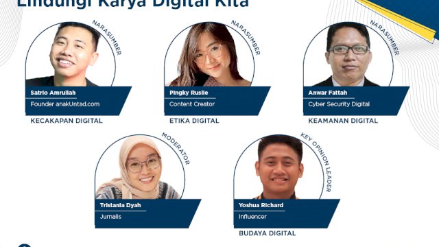 Rangkaian Program Literasi Digital &ldquo;Indonesia Makin Cakap Digital&rdquo; kembali diselenggarakan secara virtual di Parigi, Sulawesi Tengah. Kali ini dengan membahas tema&nbsp; &ldquo;Pahami Hak Cipta, Lindungi Karya Digital Kita&rdquo; (22/11). 