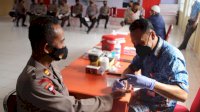 Brimob Bone Gelar Donor Darah Jelang HUT Ke 76 Korps Brimob Polri