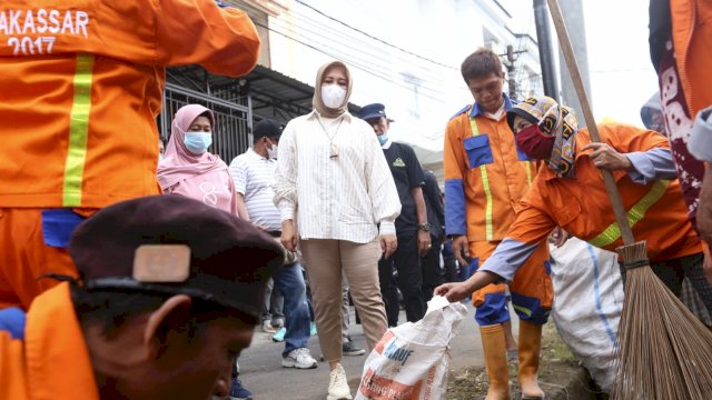Persiapan HUT Makassar 414 Tahun, Wawali Fatma Tinjau Lorong Wisata Bambapuang