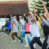 Prof Jufri Pimpin Anggotanya Olahraga di Benteng Fort Rotterdam