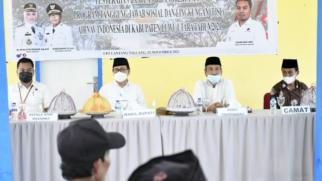 Terima Bantuan TJSL dari AirNav, Warga UPT Lantang Tallang Diminta Ciptakan Inovasi