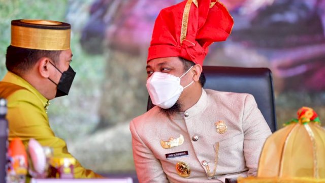 Plt Gubernur Sulsel, Andi Sudirman Sulaiman menghadiri Puncak Perayaan HUT Kabupaten Gowa Ke 701 