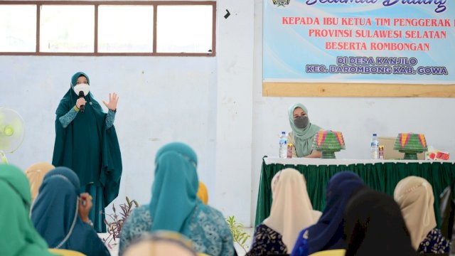 PKK Sulsel Gandeng Andalan Mengaji Beri Bantuan Paket Sembako untuk Anak Stunting di Gowa