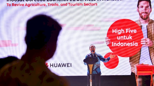 Hadiri Peluncuran Layanan 5G, Andi Sudirman Wisata Virtual ke Pulau Samalona