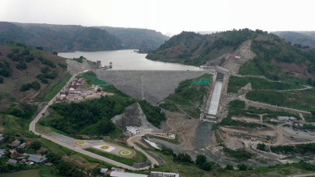 Bendungan Karalloe di Kabupaten Gowa-Jeneponto, Sulsel. (Foto: alam/trotoar).