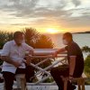 Sandiaga Uno Nikmati Pesona Pantai Bira