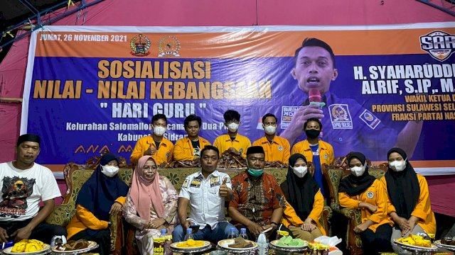 Interaksi dua arah",demikian gambaran pada setiap kegiatan yang dihelat Wakil Ketua DPRD Sulsel H.syaharuddi alrif S.ip MM dan temu dengan masyarakat di berbagai wilayah khususnya di Kab sidrap.