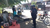 Melalui Patroli KRYD, Selain Imbau Prokes Personel Brimob Bone Juga Ajak Warga Ikut Vaksinasi Covid 19