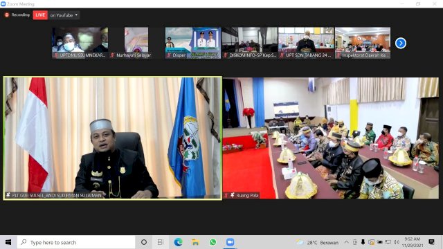 Plt Gubernur Sulsel menghadiri perayaan HUT Selayar.