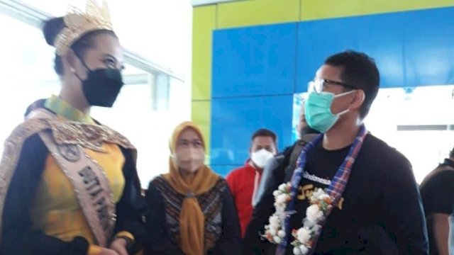 Setiba Sandiaga Uno di Bulukumba.