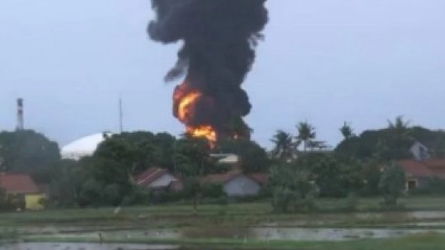 Foto kebakaran (*)
