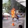 Viral Aksi Pengungsi Afghanistan Bakar Diri di Medan, Ini Penyebabnya