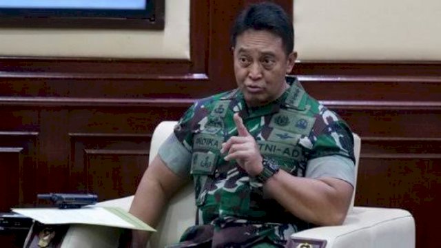 Jenderal Andika Perkasa Yang ditunjukkan Presiden Joko Widodo Menjabat Sebagai Panglima TNI (*) 