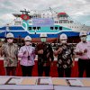 Plt Gubernur Sulsel Bersama Setditjen Perhubungan Darat Resmikan KMP Sultan Murhum II