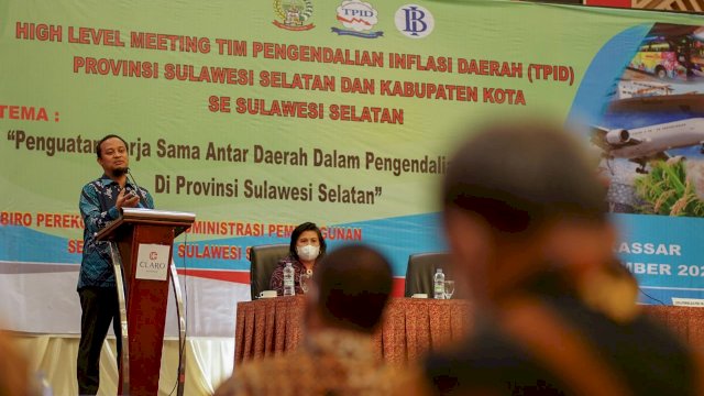 High Level Meeting Terkait Pengendalian Inflasi Daerah, Plt Gubernur: Kita Hindari Penimbunan dan Spekulasi Harga