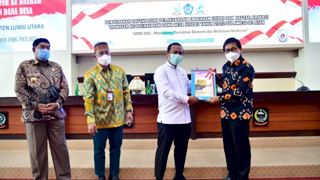 TKDD Untuk Luwu Utara Tahun 2022 Rp 1 Triliun Lebih