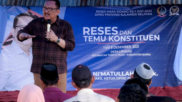 Ni’Matullah Laksanakan Reses di Desa Lipukasi, Kades : Terimakasih Pak Ketua, Kami Bangga