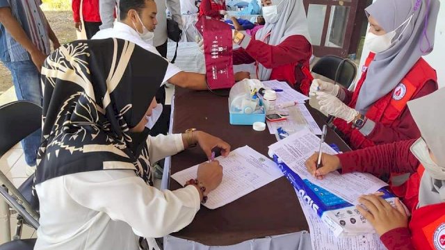 Perhiptani Luwu Utara Sumbang Darah untuk Kemanusiaan