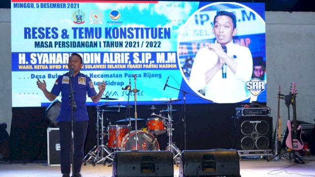 Bukannya Program, wakil ketua DPRD Sulsel Ini Malah Beri Bantuan saat Reses