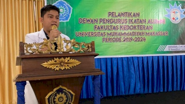 Ketua Umum IKA FK Unismuh Makassar dr. Ardiatma 