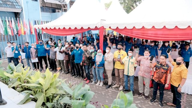 Bersama Sekretariat DPRD Makassar, Ketua KNPI Hasrul Kaharuddin Dorong Efektivitas Aplikasi Ajamma’