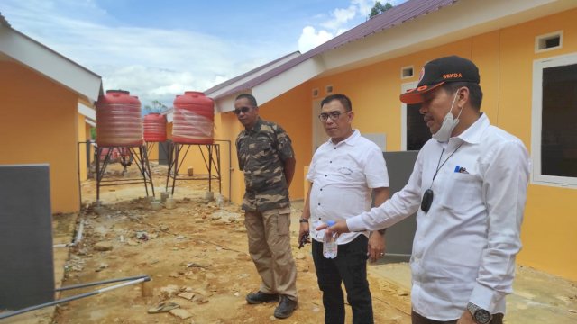 Hampir Rampung, Sekda Cek Kesiapan Huntap di Mappedeceng Sebelum Dimanfaatkan